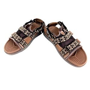 NEW Coface Sandals Men's 10 M Flats Water Shoes Camping Hiking Beach Casual